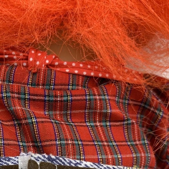 Vtg Russ Troll Buckaroo Cowboy #2369 Plush Doll Plaid Shirt Jeans Soft Body 12" - Picture 7 of 10